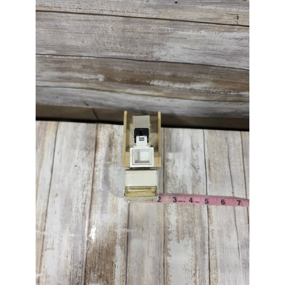 Vintage Tonka Bell System Bucket Truck Diecast Metal Utility Vehicle White Tan - Picture 4 of 8